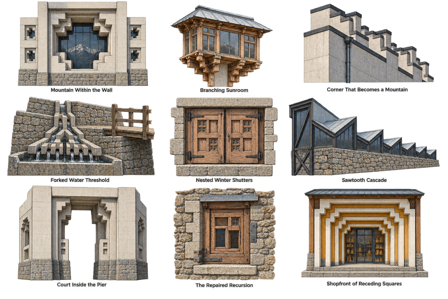The Recursive City motifs