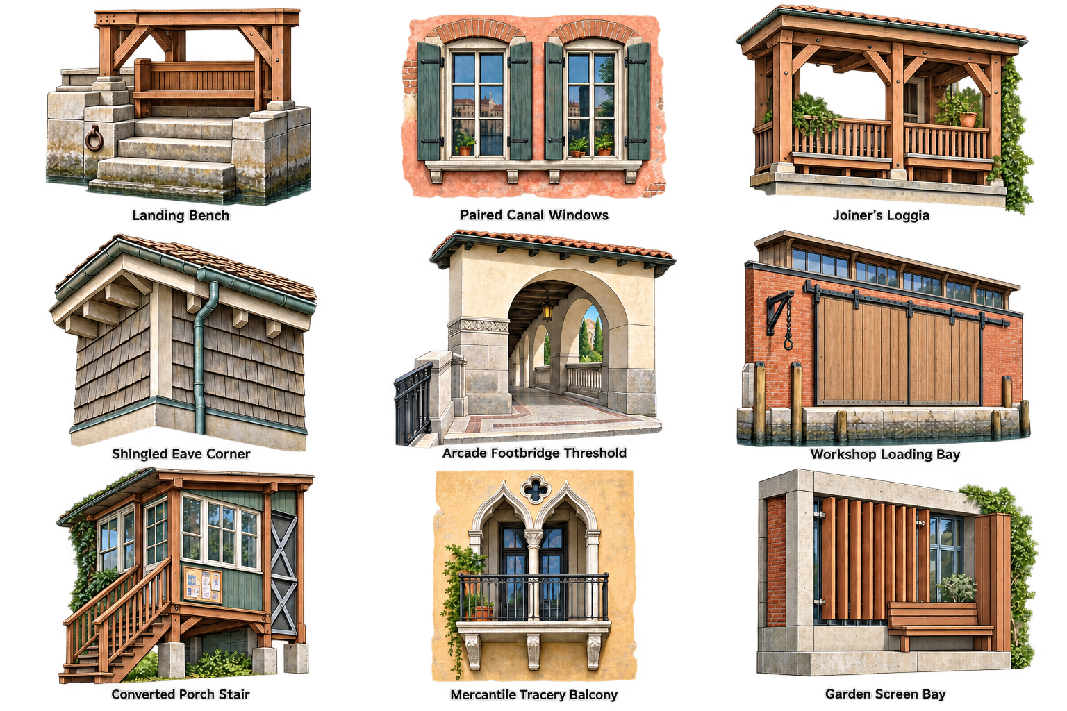 Venice–Berkeley motifs