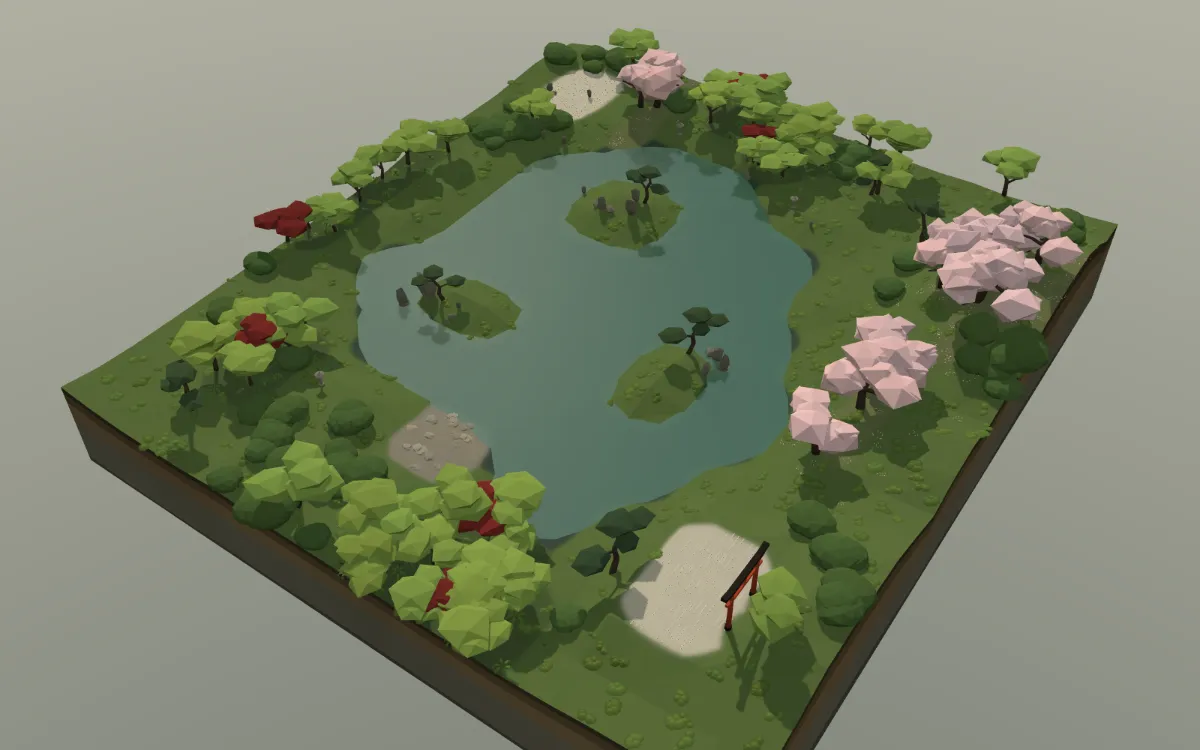 Moss Pond Garden aerial view