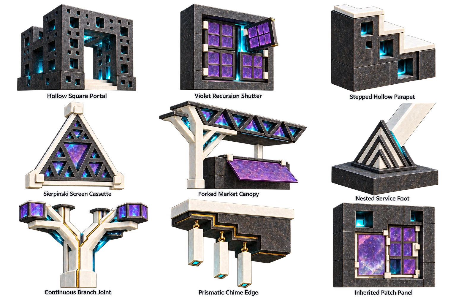 Fractal Citadel motifs