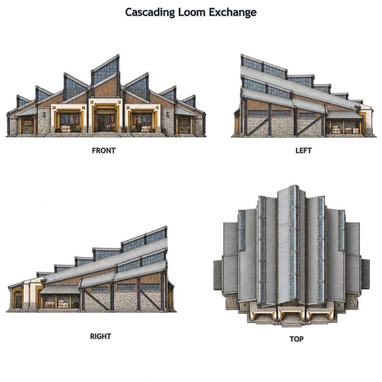 Cascading Loom Exchange concept sheet