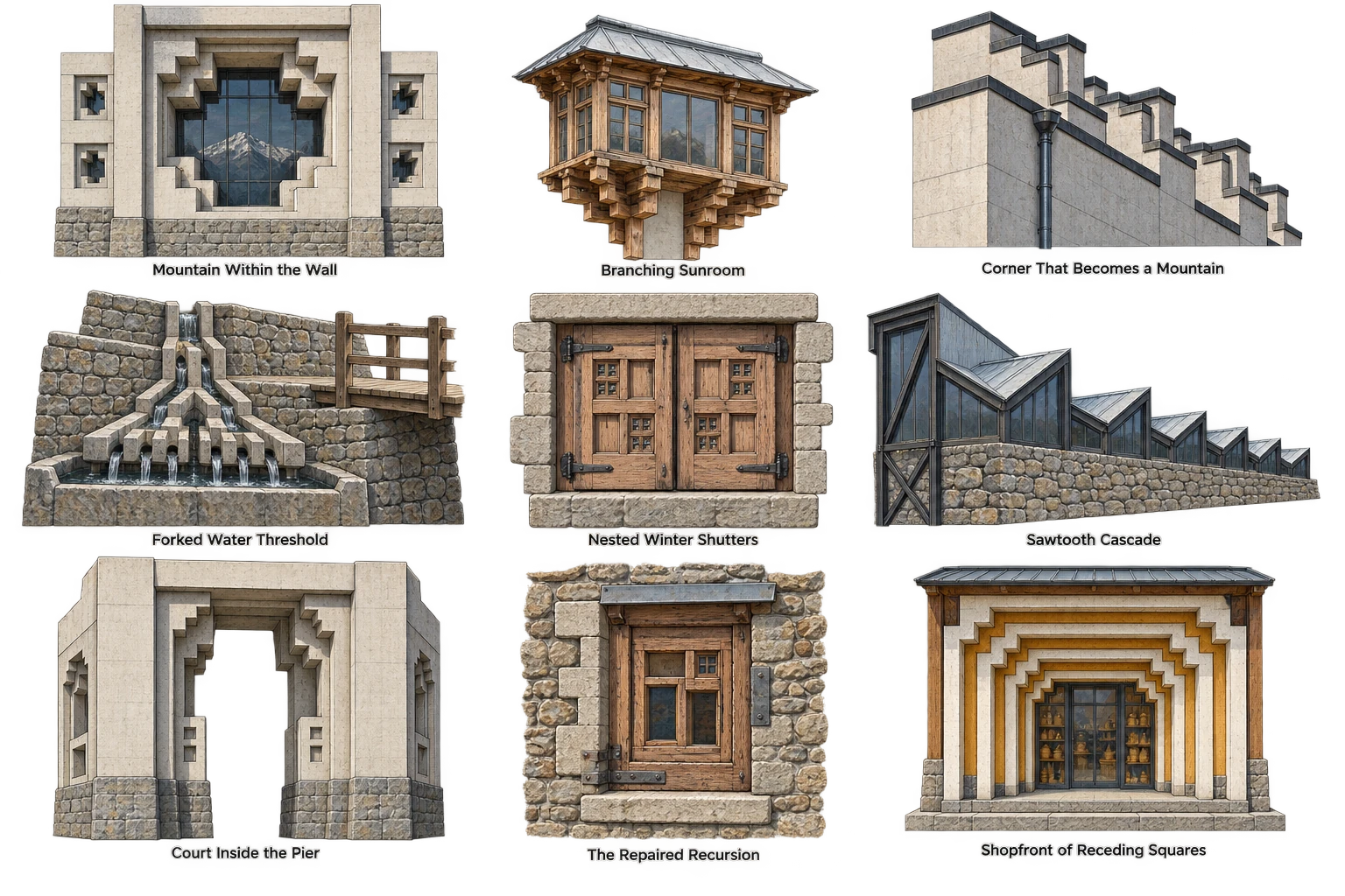 The Recursive City motifs