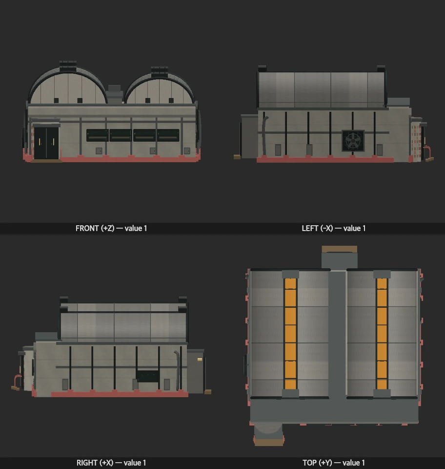 Harvest Exchange model elevations