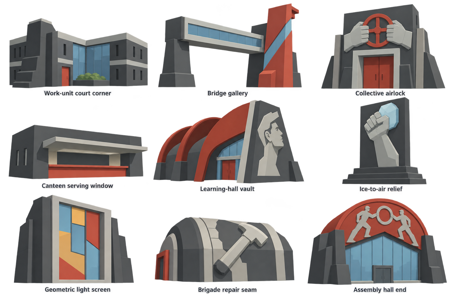 Red Well motifs