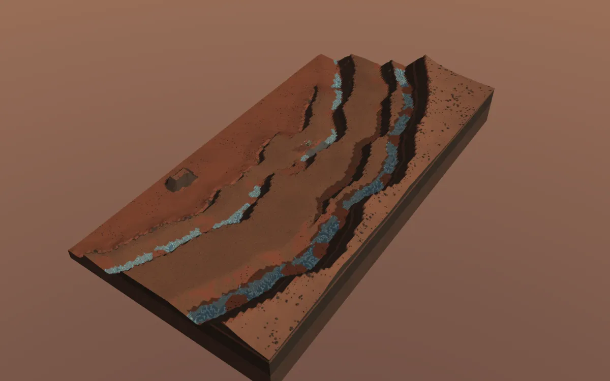 Red Well reverse aerial view