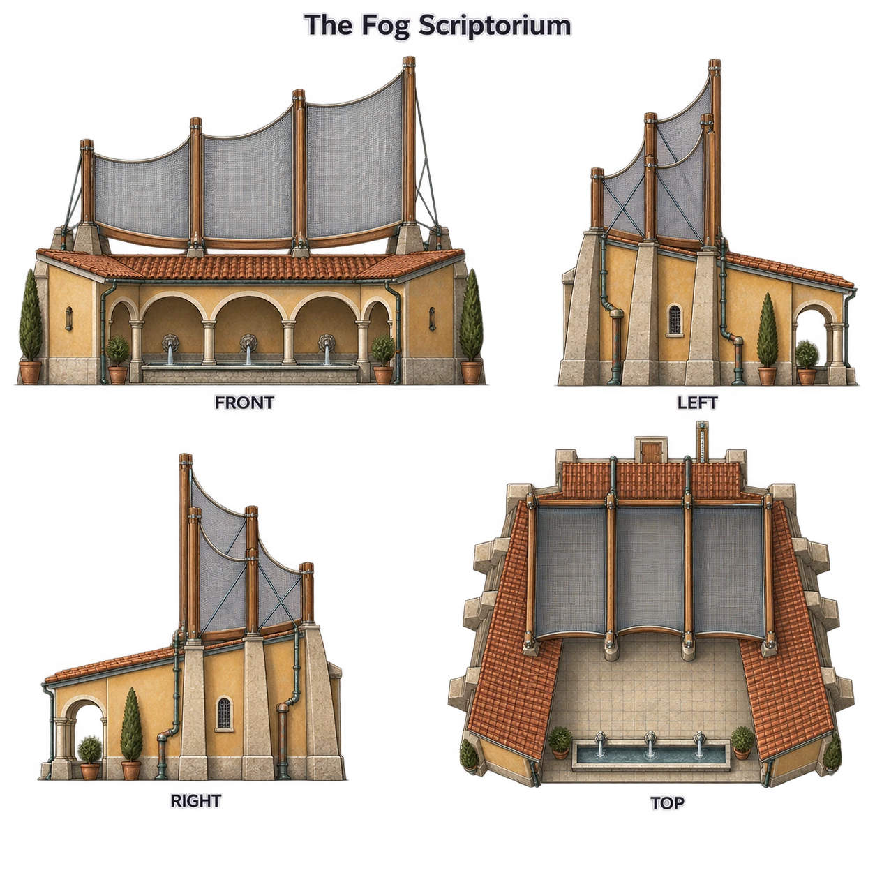 The Fog Scriptorium concept sheet